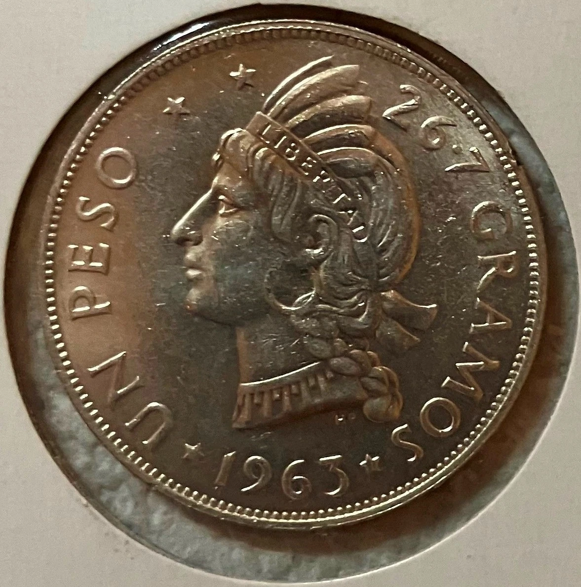 未经认证银1963 多米尼加硬币| eBay