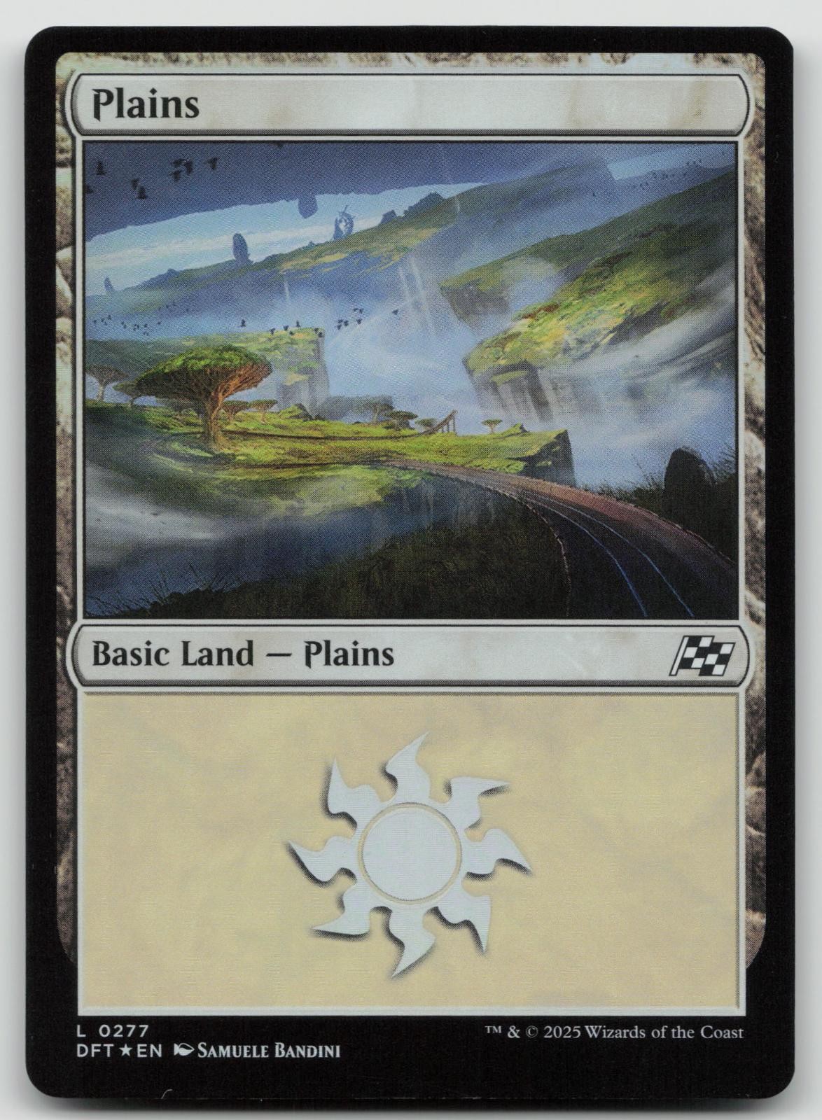 Plains (0277) 277 Land Aetherdrift Magic: The Gathering Foil NM