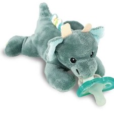 Jollypop Pacifier, Holder W/ Detachable Baby Pacifier, Stuffed Animal Razbuddy,