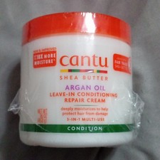 Cantu Shea Butter Argan Oil Leave-In Conditioner Repair Moisturize Curly 16oz