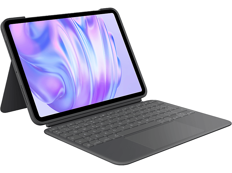 Funda con teclado - Logitech Combo Touch iPad Pro 11 inch, Retroiluminación, Acc