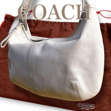 Coach Hobo Crescent Shoulder Bag Off White 25a