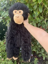 The Puppet Company Black Monkey Gorilla Chimpanzee Large Hand Puppet Plush 32”