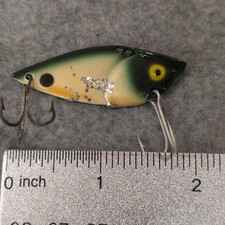 Vintage Cotton Cordell Gay Blade Series 3800 3/8 oz Fishing Lure Green w/ Case