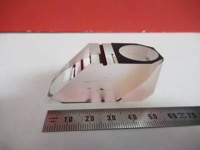 NIKON JAPAN GLASS PRISM HEAD OPTICS MICROSCOPE PART AS PICTURED AF-B-10