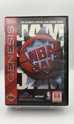 Sega Genesis NBA Jam Tournament Edition 1994 Complete in Box, Tested Working