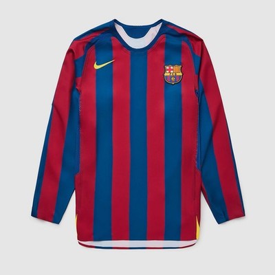 FC Barselona 2005/06 Reissue Lサイズ Nike FC Barcelona 2005/06 Reissue Home Jersey Size L Long Sleeve