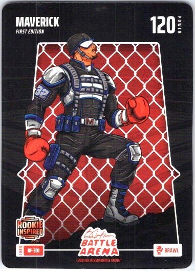 2026 Bo Jackson Battle Arena `MAVERICK` COOPER FLAGG #BF-301 RC Brawl Battlefoil