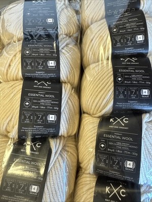10 K+C Essential FINE Wool, CREAM,NEW