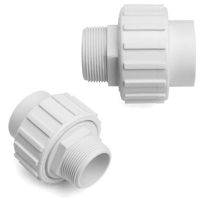 XtremepowerUS 2pc 1.5'' PVC Slip Union Socket Joint Adapter Fitting Pool Pump