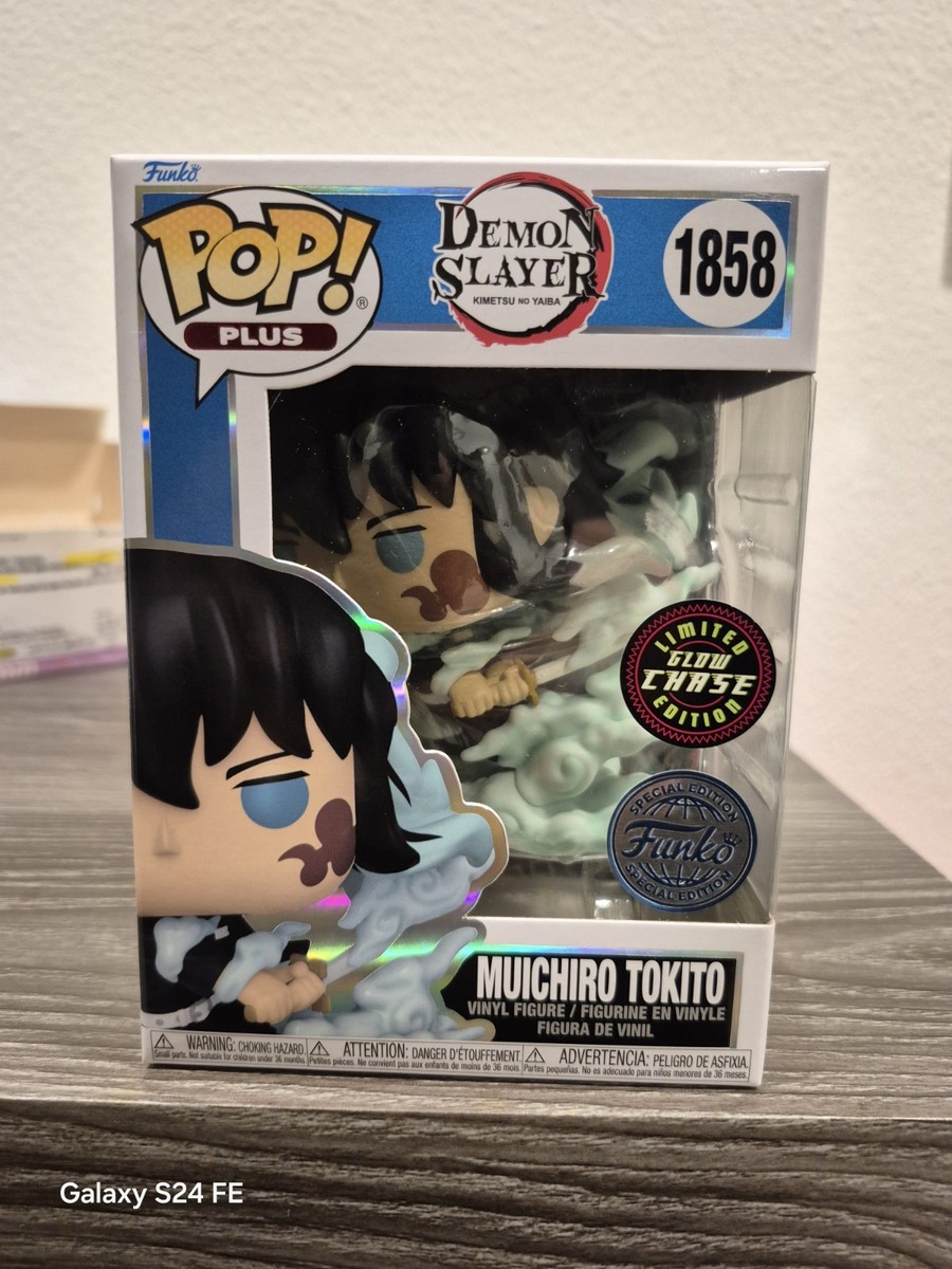 Funko Pop! Demon Slayer Muichiro Tokito #1858 MIST Glow Gitd Funko Pop! Demon Slayer Muichiro Tokito #1858 MIST Glow Gitd