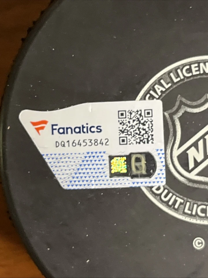 Jack Eichel Signed Puck “Go Knights Go” Fanatics Vegas Golden Knights Authentic - Image 3 of 4