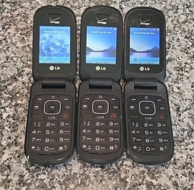 LG Revere 3, VN170, Verizon, Flip Phone, Each Sold Separate, Big Buttons, CDMA,
