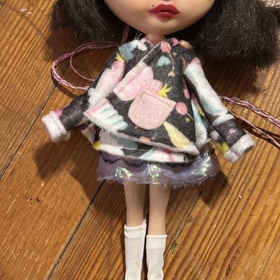 Handmade Doll Coat Blythe Pullip ice cream pattern extra long sleeves