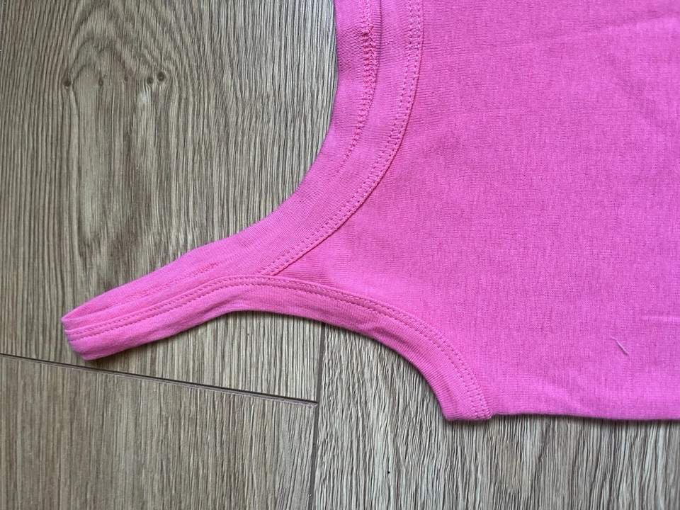 Peacocks Pink Cotton Best Top Size 10 - Image 3 of 4