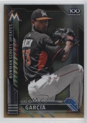 2016 Bowman Chrome Gold Refractor 44/50 Jarlin Garcia #BSU-JG 1u6