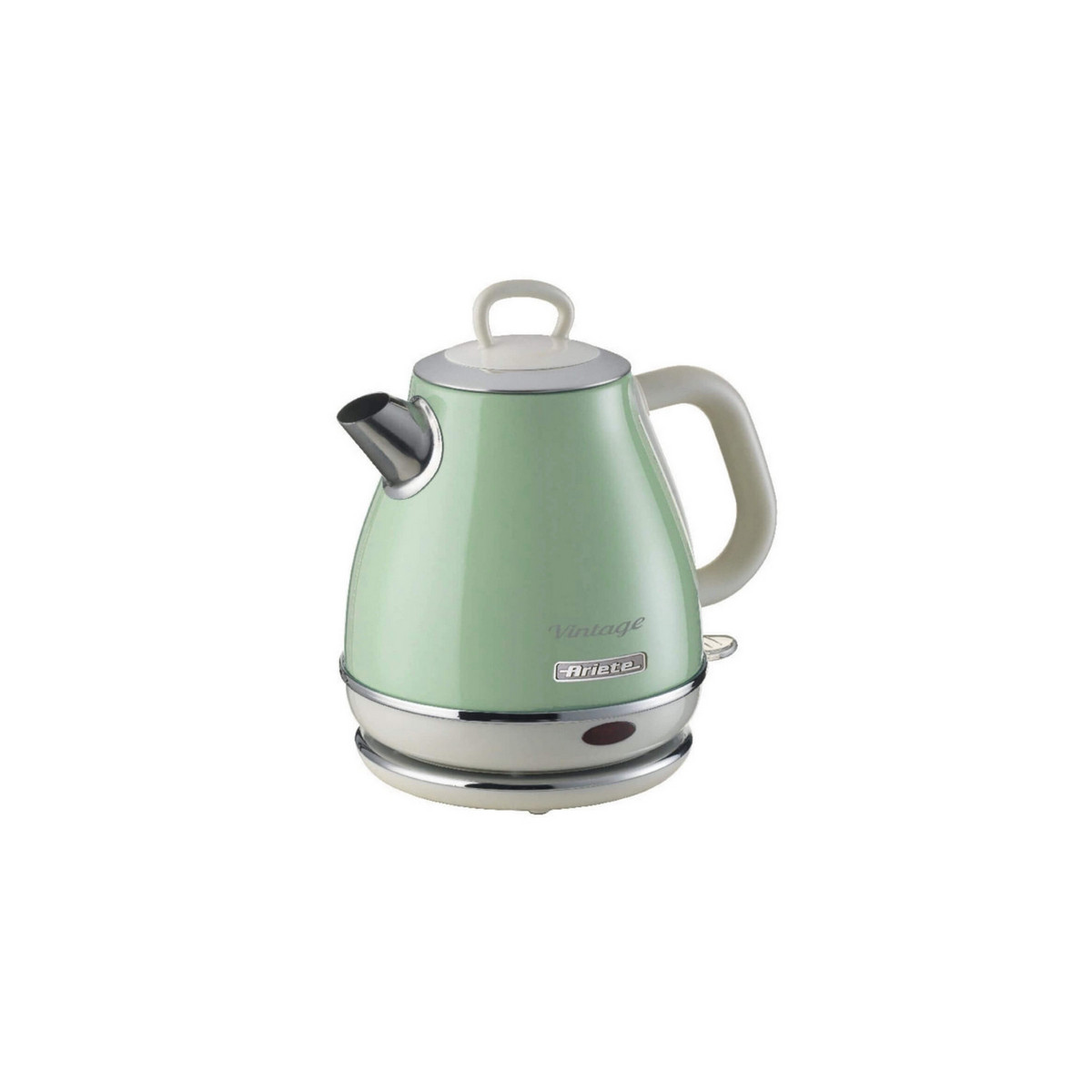 Bouilloire Ariete 1630W petite bouilloire vintage verte sans fil 1L
