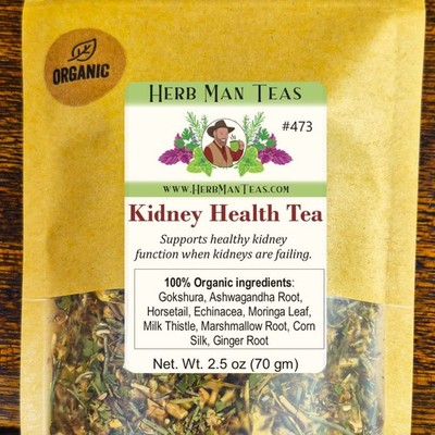 KIDNEY HEALTH TEA #473 | Supports weak kidneys and improves function | ORGANIC