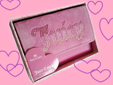 Pink Juicy Couture Double-Sided Trifold Wallet w/ Zippered Coin Side, New/ Boxed