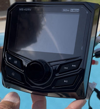 Marine Grade Bluetooth Stereo Receiver 4.1  LCD Boat Radio IP66 Waterproof AM FM