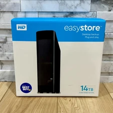 WD Western Digital easystore 14TB 3.5" USB 3.0 External Hard Drive