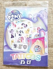 My Little Pony Temporary Tattoos 25ct USA By Savvi