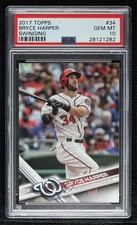 2017 Topps Base Bryce Harper (Batting) #34 PSA 10 GEM MT v1i