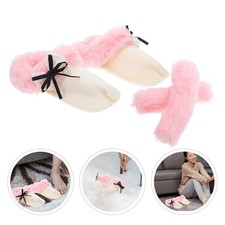1 Pair Winter Clogs Liners: Removable Plush Inner Soles - Cozy Furry Shoe