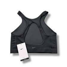 NWT 45 Nike One Women's Medium-Support Lightly Lined Sports Bra In Black Sz S