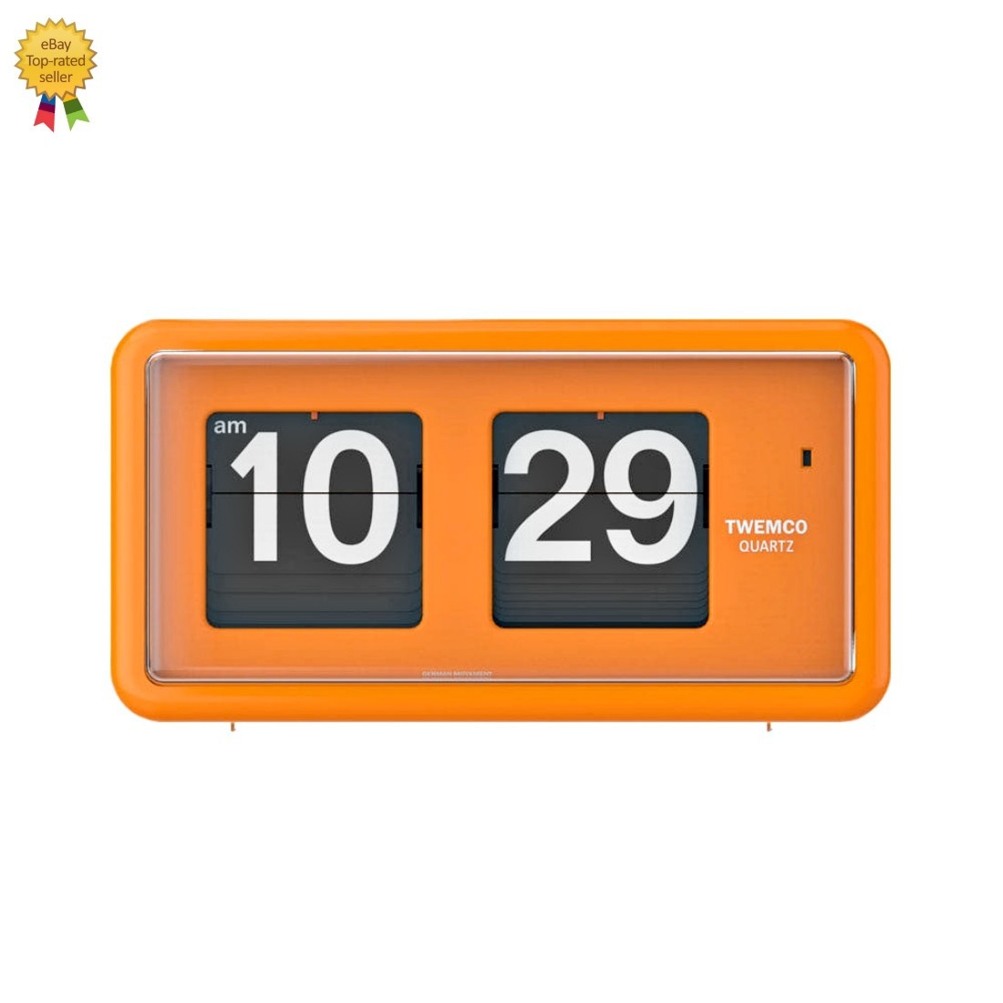 TWEMCO QT-30 Classic Retro Flip Clock in 7 Colors – German Quartz