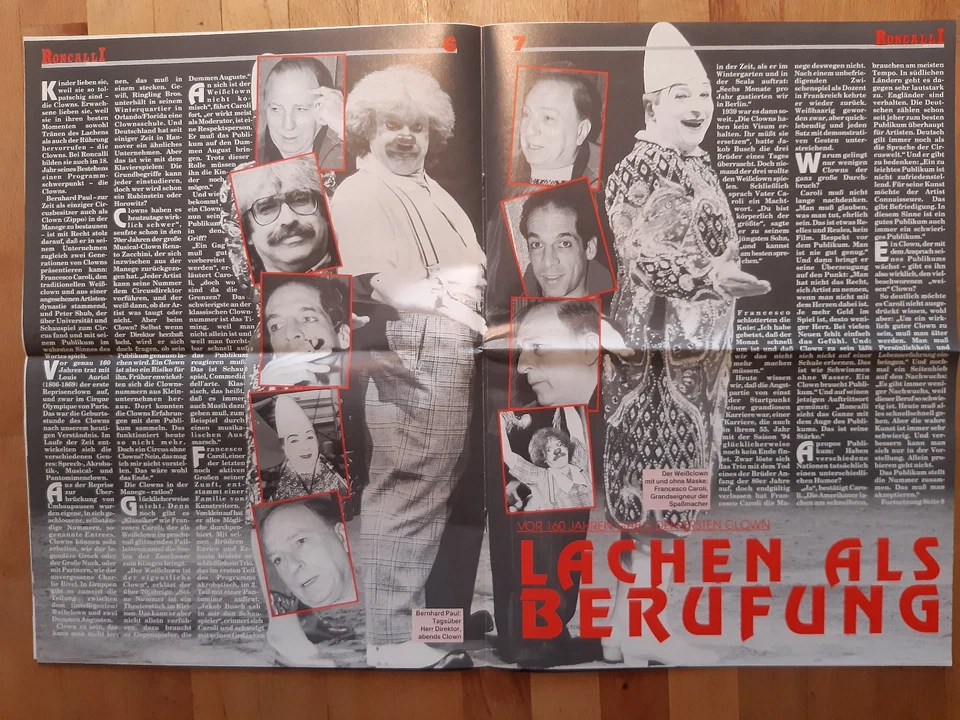 Zeitung Circus Roncalli - Hereinspaziert 1994 - Bild 4 von 4
