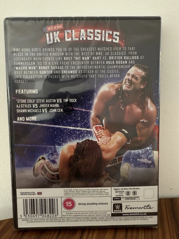 WWE: Best of UK Classics (DVD) - Sealed + FREE UK P&P - Image 2 of 2