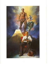 Boris Vallejo Art Print - GAMES MAGAZINE ILLUSTRATION Fireside 1985