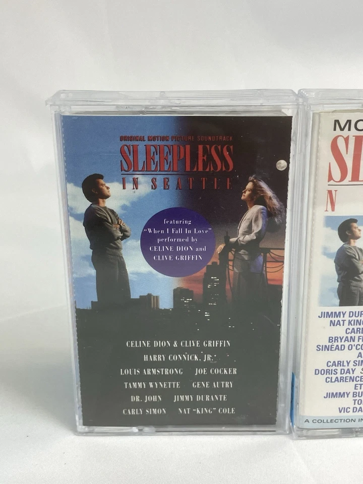 SLEEPLESS IN SEATTLE Cassette Tape Lot of 2 Original Soundtrack and More Songs - Image 3 of 4