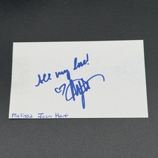 Melissa Joan Hart Signed 3x5 Index Card - Sabrina - TTM Authentic Autograph