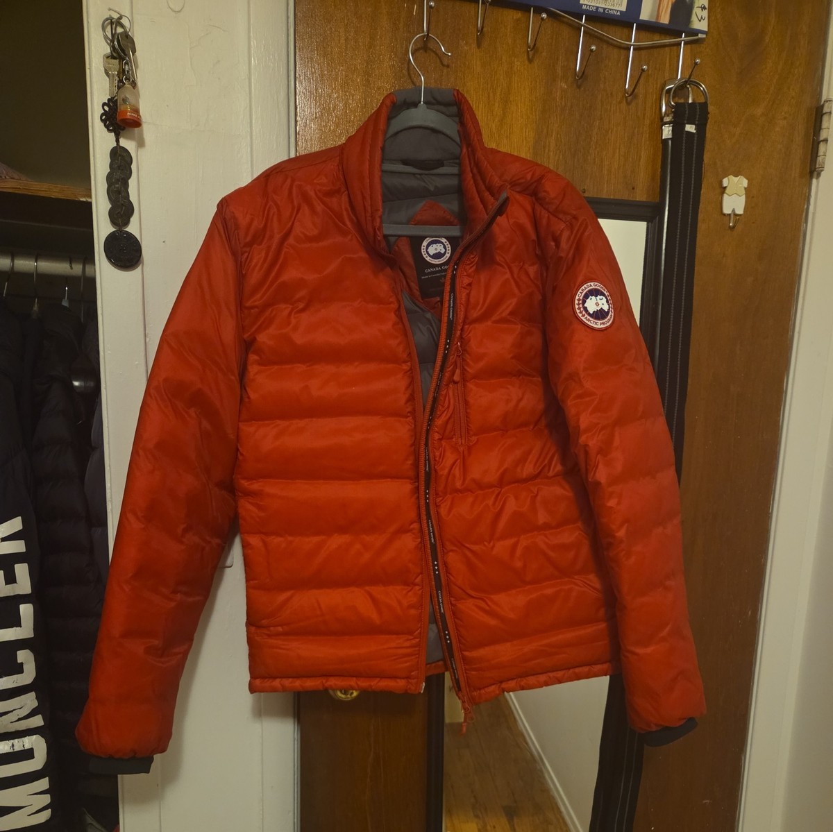 Auth Canada Goose Mens Red Lodge Hoody | eBay