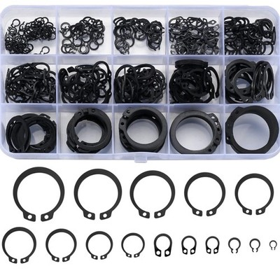 Sicherungssche ring Set 350 Stück E-Clips Seegerring Sortiment M4-M28