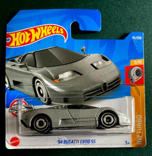 HOT WHEELS - '94 BUGATTI EB110 SS - SILVER - SMALL CARD   (A1)