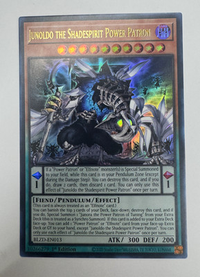 Junoldo Shadespirit Power Patron- BLZD-EN013 - Ultra Rare-Blazing Dominion -NM/M