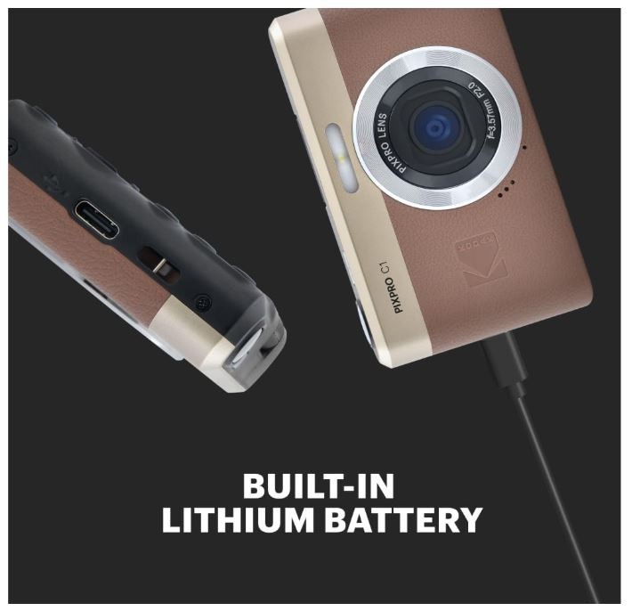 KODAK Pixpro C1 – Ultra-Compact Digital Camera | 13MP BSI CMOS, 4x