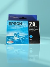 Epson 78 CYAN Ink Cartridge CLARIA Hi-Definition Ink BB 05/2020 T078220 SEALED