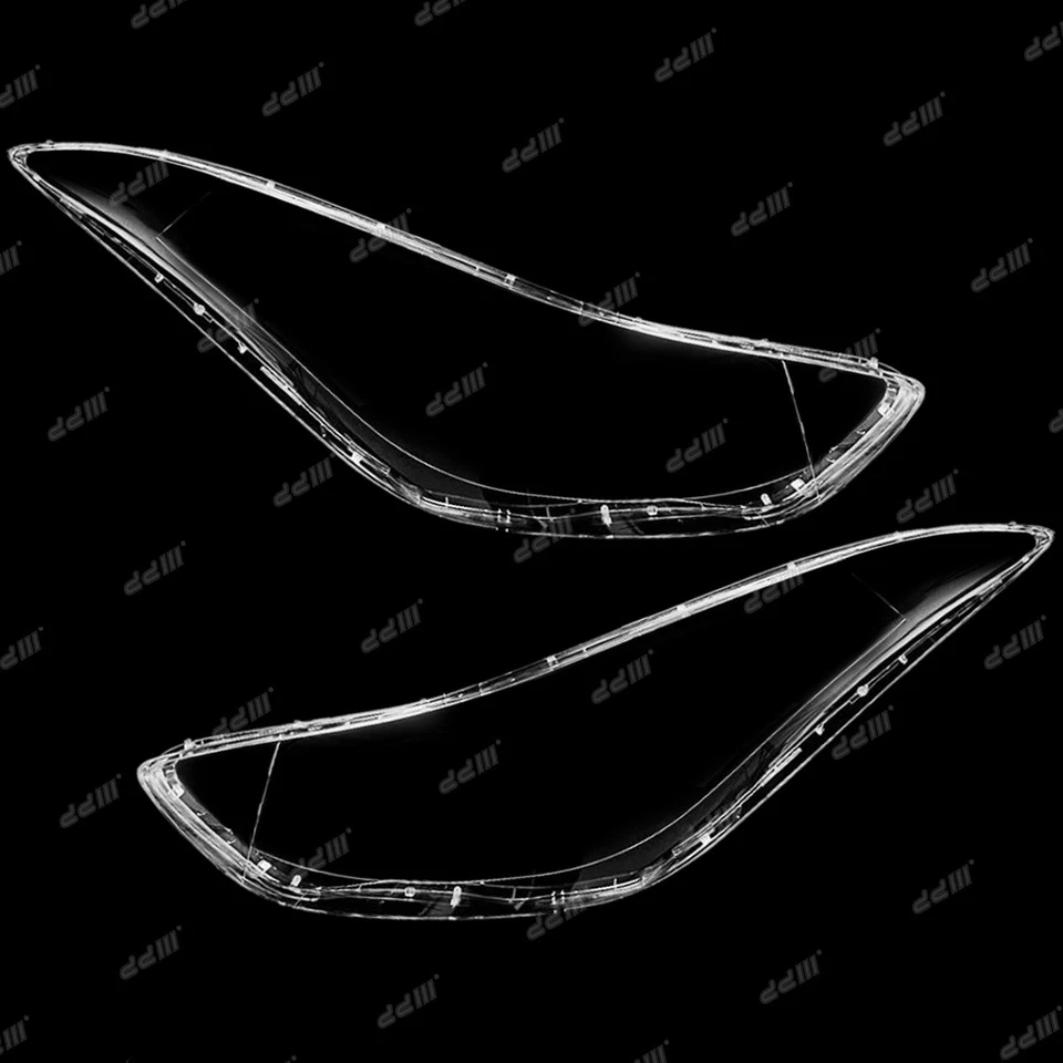 1 Pair Headlight Lamp Lens Cover Fit For Hyundai Elantra MD 2011-2016 Sedan - image 3 of 4