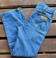 Vintage Wrangler 936DEN Cowboy Cut Jeans 33x31 USA Fabric 100 Cotton Clean