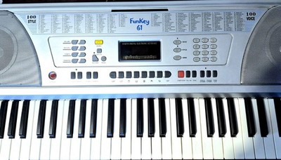 Funkey 61 E-Piano - Einsteiger Keyboard