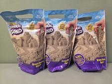 Kinetic Sand 2lb Brown Play Sand - Lot of 3