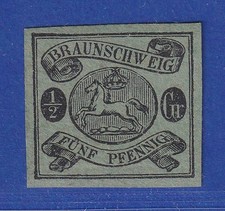 Braunschweig 1861 Wappen 5 Pfennig Mi.-Nr. 10Ax (*)