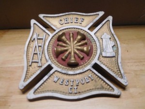 Fire Department License Plate Topper-Westport, CT