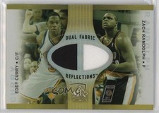 2006-07 Reflections Fabric Dual Copper 43/50 Eddy Curry Zach Randolph #DR-CR ms9