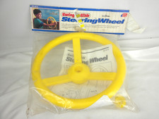 Swing N Slide Yellow Plastic 12" Plastic Steering Wheel- Playhouse Accessory