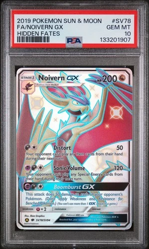 Noivern GX SV78/SV94 Hidden Fates: Shiny Vault Holo PSA 10